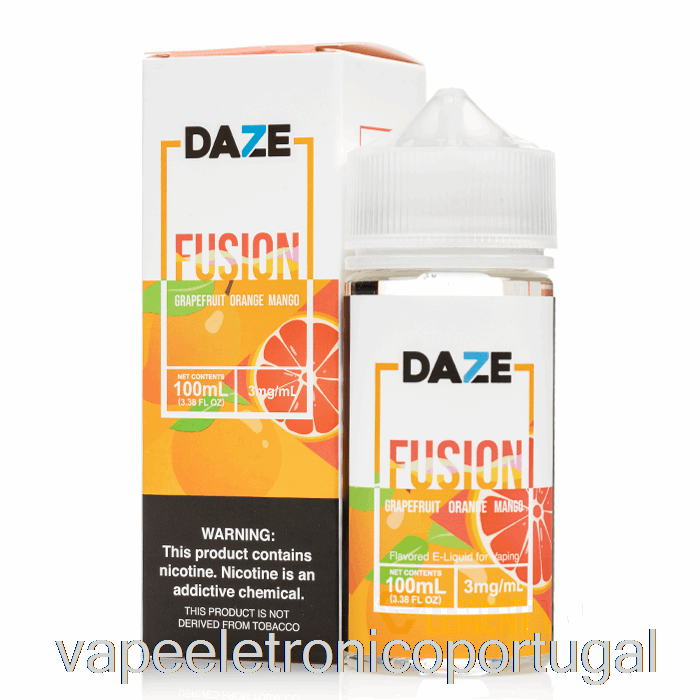 Vape Eletrônico Toranja Laranja Manga - 7 Daze Fusion - 100ml 6mg